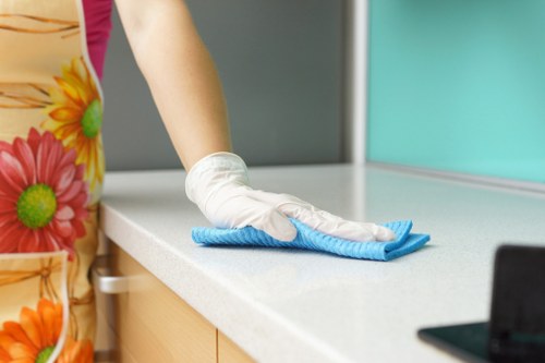 Deep cleaning a mattress using specialist equipment