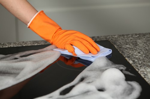 Professional upholstery cleaning for a living room sofa in West Wickham